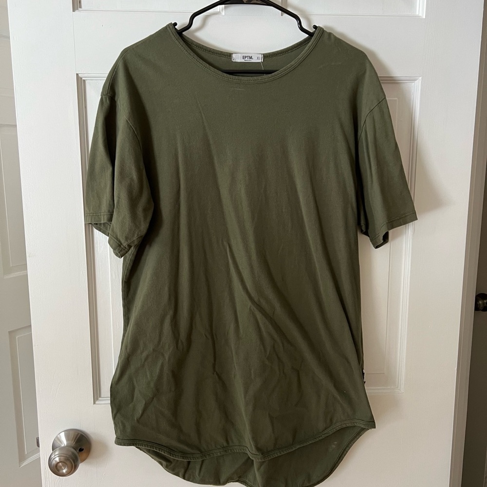 Long short sleeve top